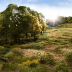 Statisches Gras - mittelgrün