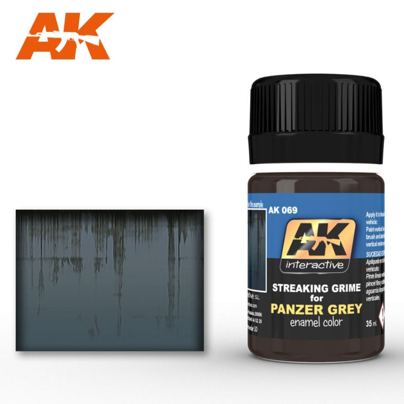 AK Streaking Grime for Panzer Grey