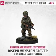 British Airborne Lieutnant - Joseph Winston Glover & Murtle Para Chick