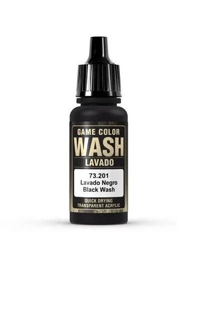 Game Color Wash - Black