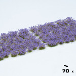 Violet Flowers - Gamers Grass Tufts