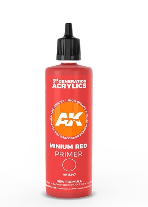 Minium Red Primer - AK 3rd Gen Acrylics