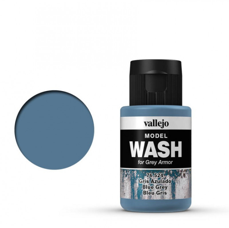 Model Color Blue Grey Wash