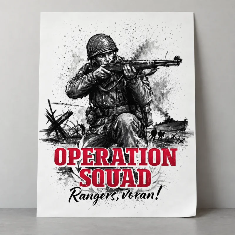 Poster Operation Squad "Rangers, Voran!"