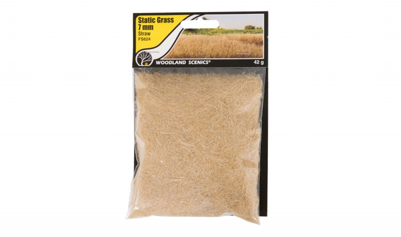 Static Gras - straw (2,4,7,12mm)