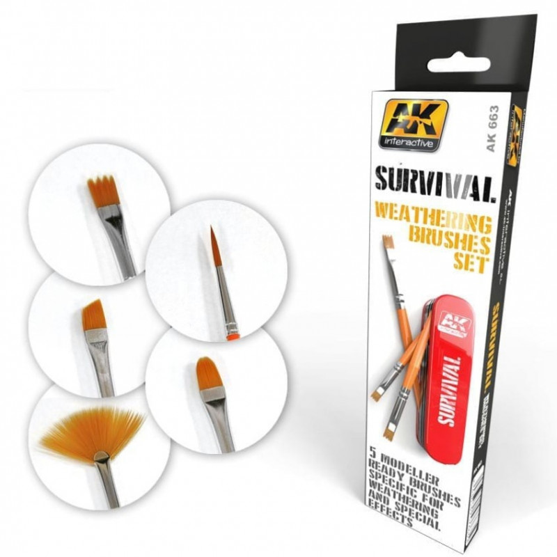 Survival Weathering Brushes Set