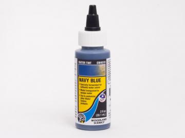 Wasserfärbung - navyblau